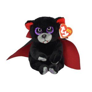 TY Beanie Baby Beanie Bellies Bearla the Vampire Bear Plush Stuffed Animal 6 in
